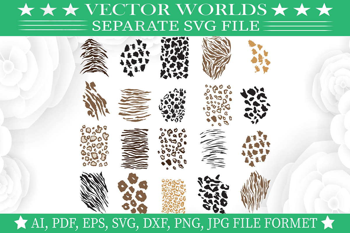 Animal Print Svg, Print Svg, an Object Graphic by VectorWorlds