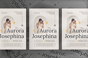 Minimalista Birthday Invitation, an Invitation Template by Annora Studio (Thumbnail 3 of 4)