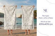 Beach Towel Mockup, a Mockup by Mie Mockup Studio (Thumbnail 7 of 8)
