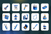3D Animated Outdoor Adventure Icons, an Object 3D Model by Flat Icons (Thumbnail 4 of 5)
