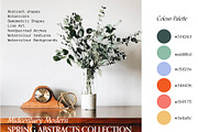 Midcentury Modern Colorful Abstracts, an Illustration by Ines Beatriz (Thumbnail 2 of 10)