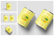 Tin Can Mockup, a Cups & Container Mockup by Hazzpro_Std (Thumbnail 1 of 5)