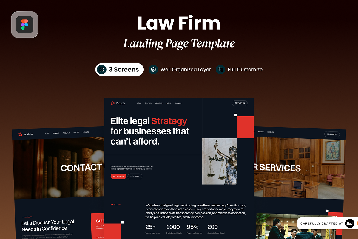 Verdicta - Law Firm Landing Page