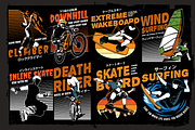 Extreme sport collection bundle, a Person Illustration by The BolzStudio (Thumbnail 2 of 7)
