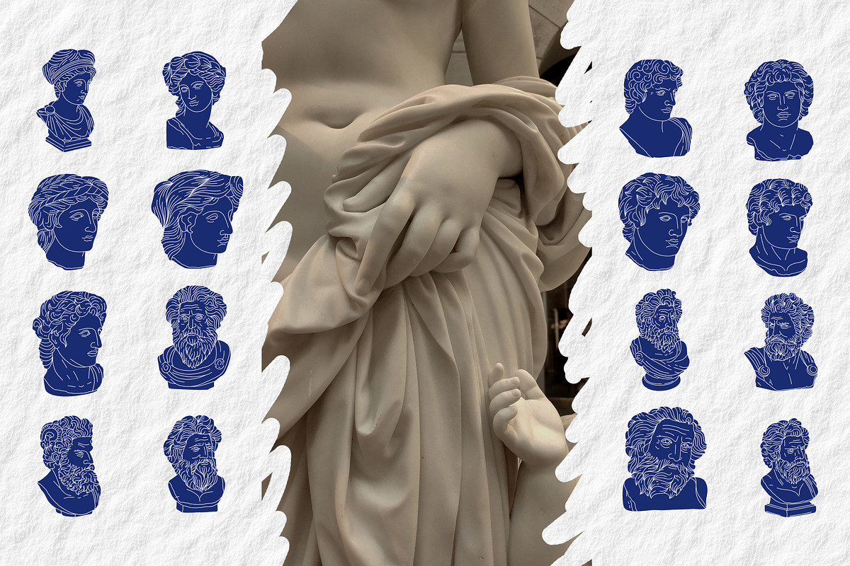 Greek aesthetics, a Decorative Illustration by Chikovnaya (Photo 4 of 9)