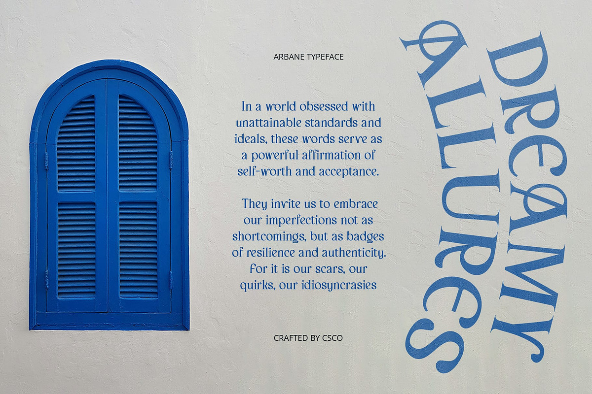 Arbane – Art Nouveau Font, a Serif Font by Craft Supply Co. (Photo 5 of 8)