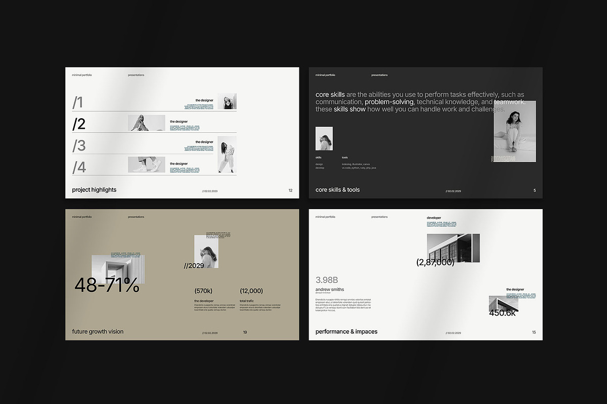 My Portfolio Presentation, a Presentation Template by Templeste (Photo 3 of 6)