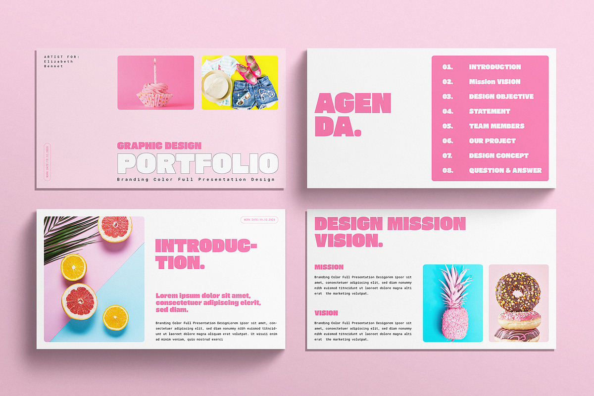 Design Portfolio Presentation, a Presentation Template by E-Type (Photo 2 of 5)