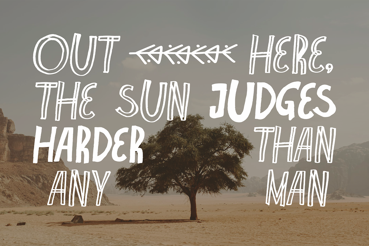 Don Rancho - Quirky Western Font Duo, a Sans Serif Font by agnyhasyastudio (Photo 16 of 20)