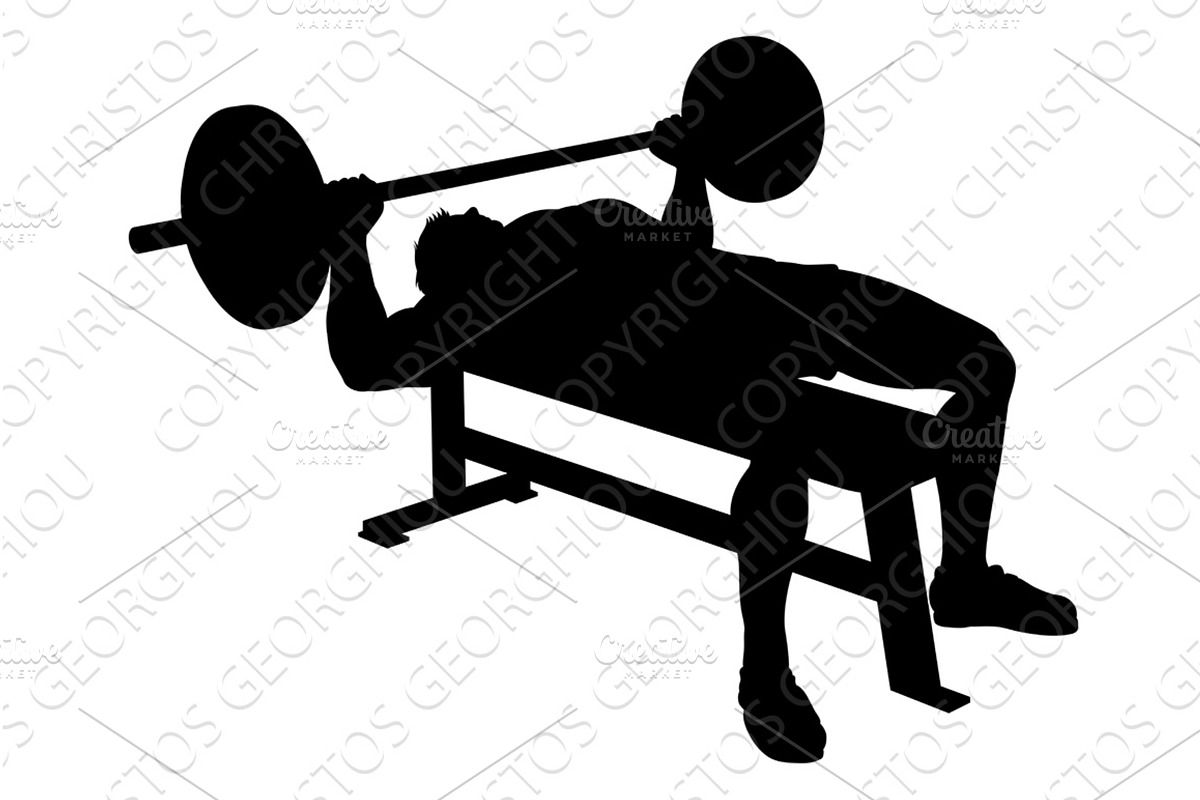 Weight Lifting Man Weightlifting, a Sport Illustration by Christos Georghiou