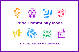 48 Pride Community Icons