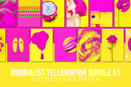 Minimalist yellow&pink bundle 51, a Beauty & Fashion Photo by Jenya Porechenskaya