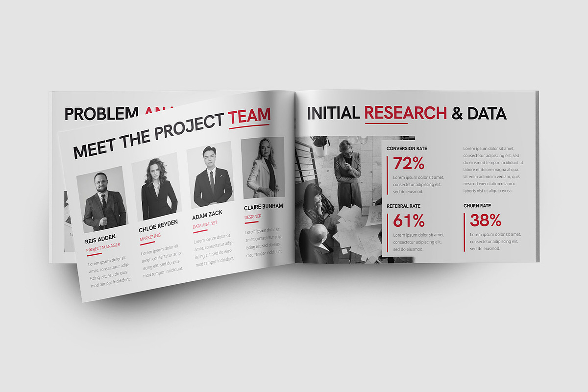 Nostix Case Study Brochure Template, a Presentation Template by TMint Play (Photo 5 of 7)