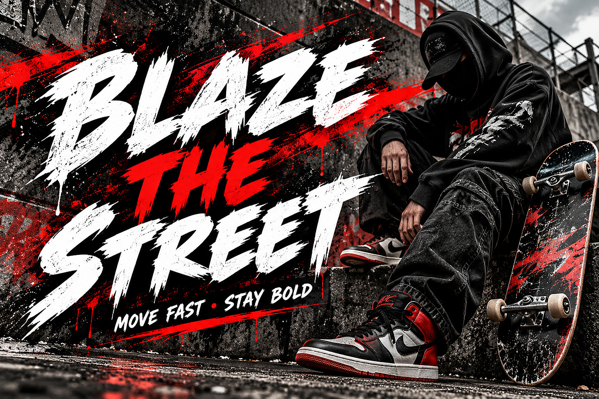 Temur Blaze, a Script Font by Wow Magic (Photo 3 of 4)