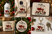 Funny Retro Vintage Christmas Bundle, an Object Graphic by Daisy Design (Thumbnail 13 of 19)