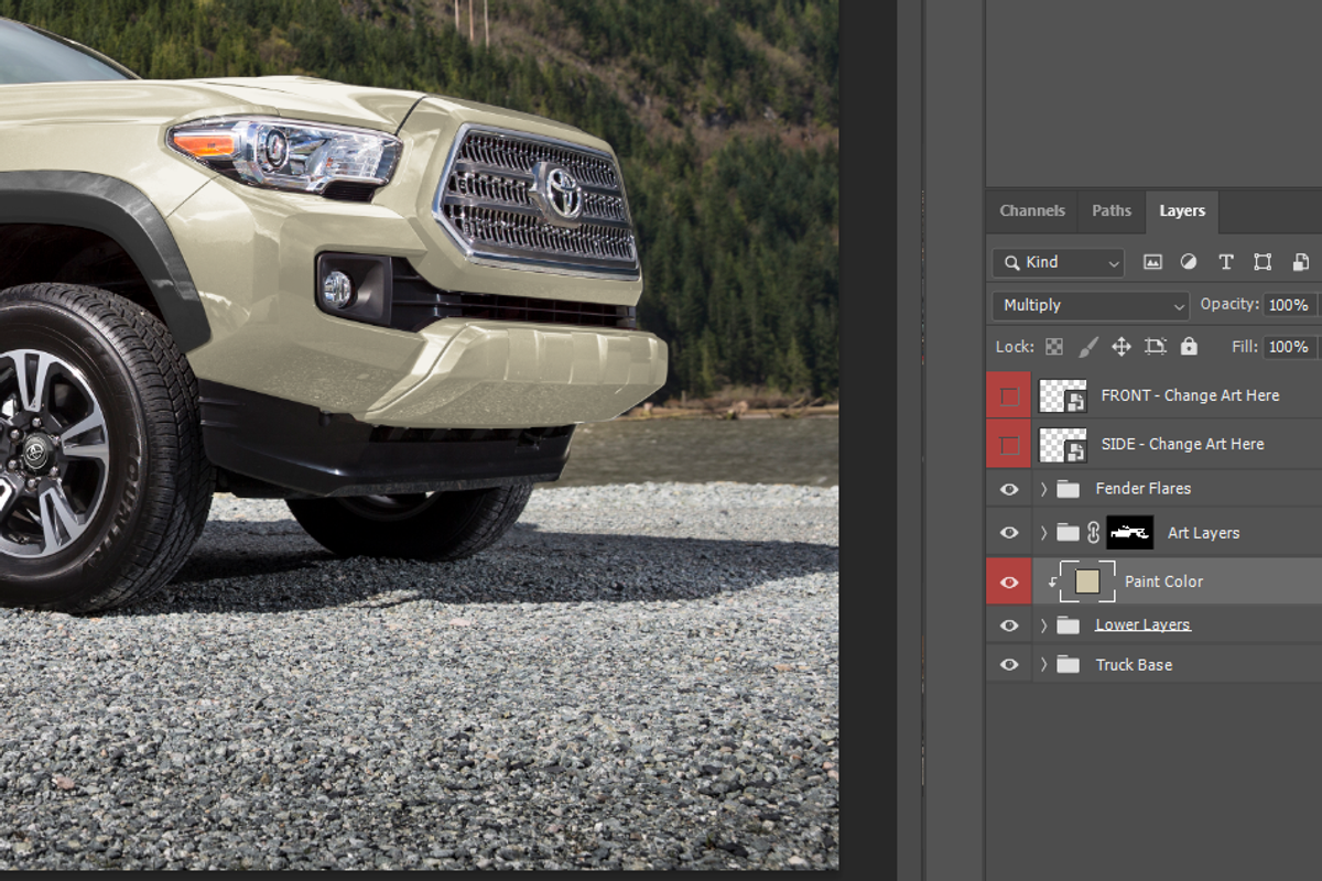 Pickup Mockup 1 - Hi Res, a Graphic by dedpixel supply co. (Photo 4 of 4)