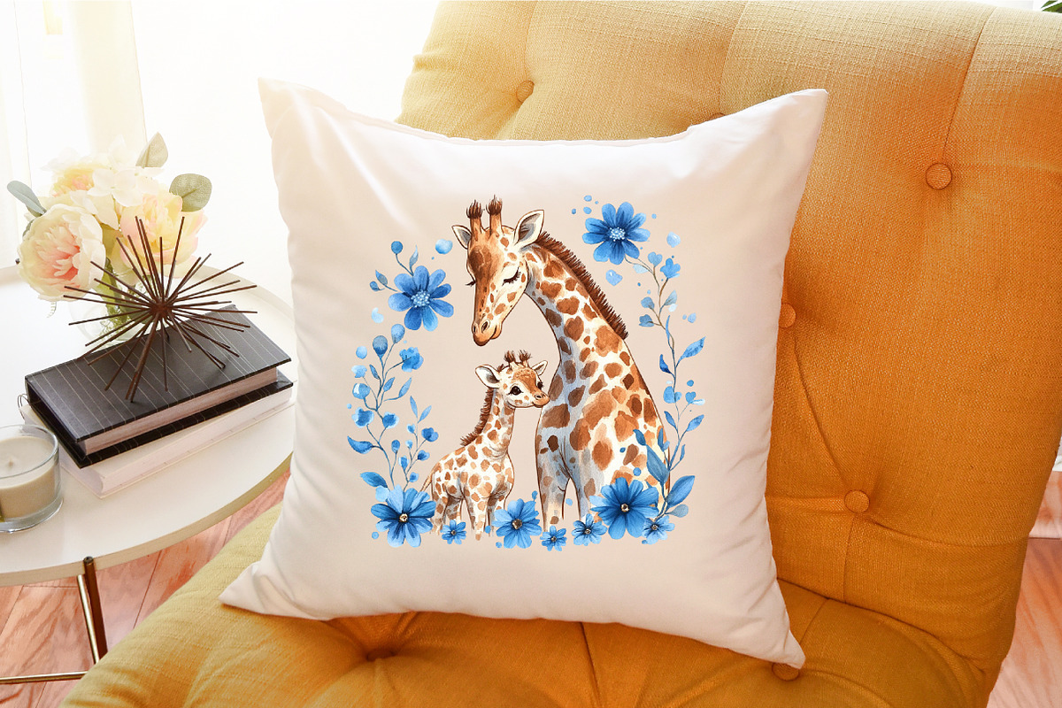Soft Blue Mothers Day Clipart, an Illustration by Sublimation Artist (Photo 6 of 6)