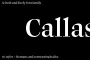 Callas, a Serif Font by Hoftype (Thumbnail 1 of 14)