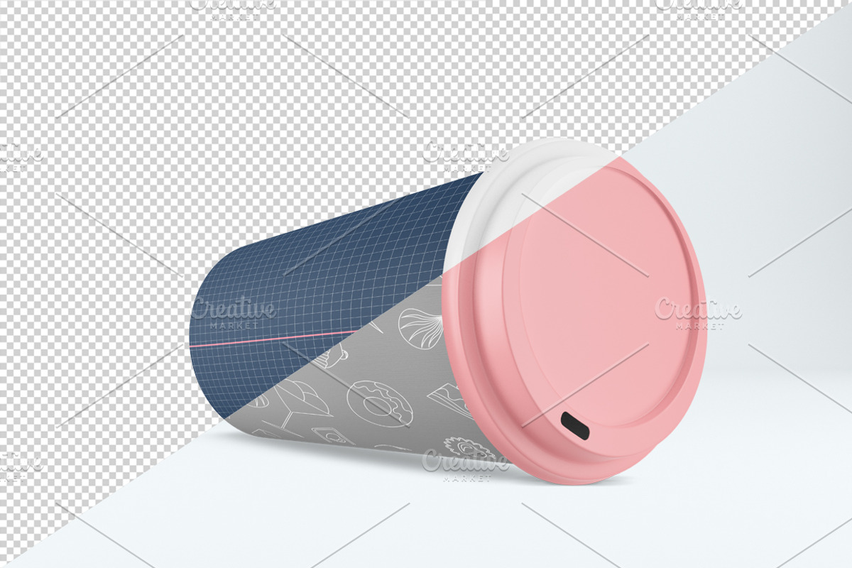 Big coffee cup mockup. PSD mockup., a Cups & Container Mockup by NatalyaZelenova (Photo 5 of 7)