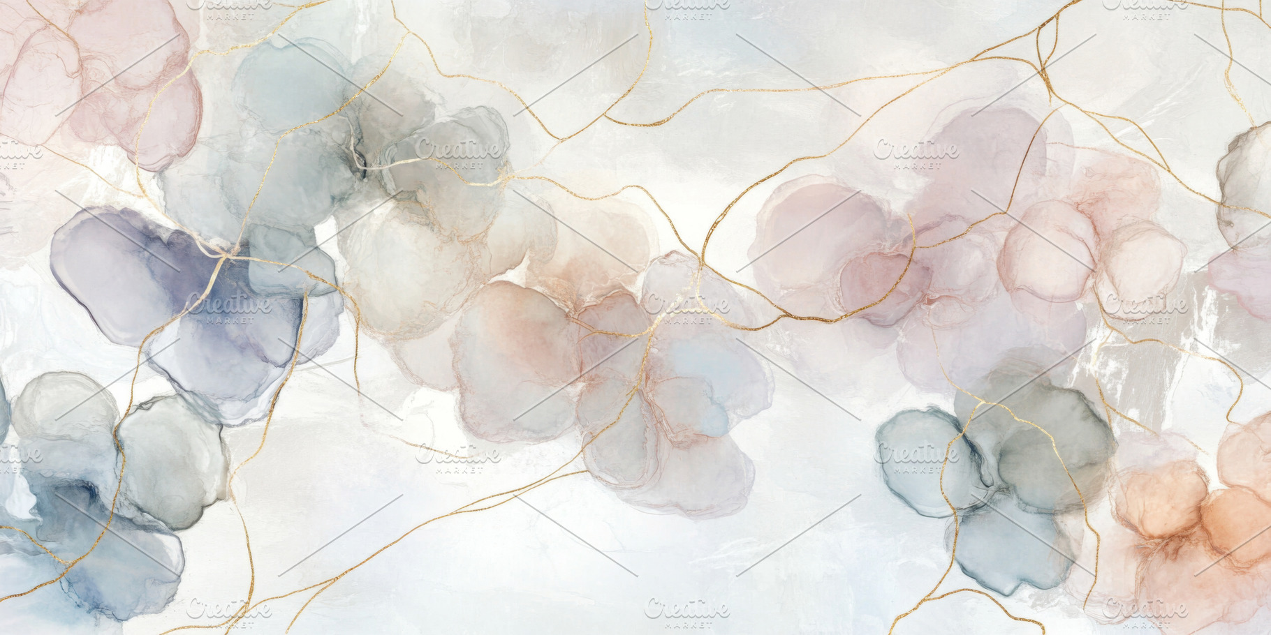 Delicate floral pattern with waterco, a Photo by Dvoevnore photos