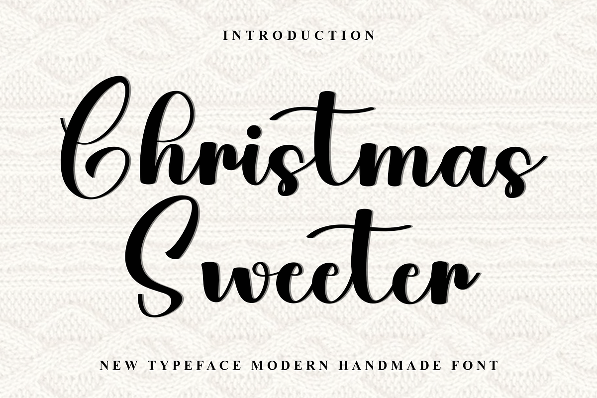 Christmas Sweeter, a Handwritten Font by FreshTypeINK (Photo 1 of 8)