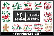 Christmas Quotes Svg Bundle Set, a Texture Graphic by EllaMaiyaali (Thumbnail 1 of 3)