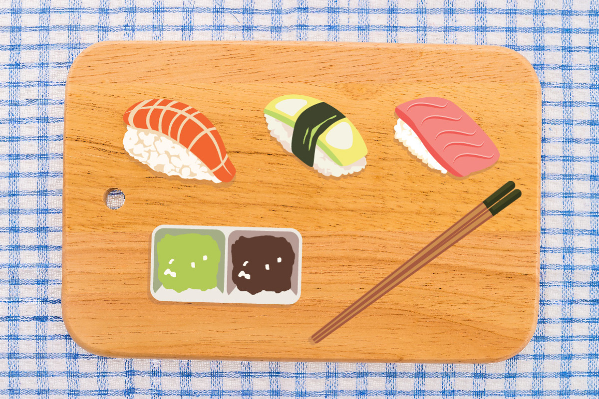 Japanese Sushi Vector Collection, a Food Illustration by jongcreative (Photo 4 of 4)