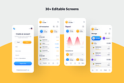 Finco - Money Management App UI Kit, an App Template by Pixency (Thumbnail 4 of 6)
