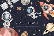 Space travel, an Object Illustration by NellyaEgorova (Thumbnail 1 of 15)