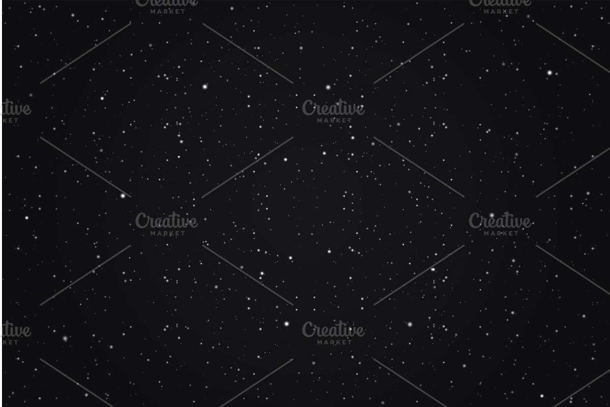 Night sky bright stars glow texture, a Texture Illustration by Lemberg Vector