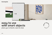 4x5 Bedroom Frame Mockup Artful, a Household Mockup by mockupize (Thumbnail 3 of 7)