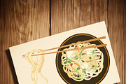 Egg Noodles Watercolor Recipe Set, a Food Illustration by Sunshine Art (Thumbnail 8 of 13)