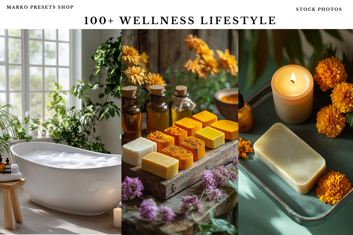 100 Wellness Stock Photo Collection, a Beauty & Fashion Photo by MarkoPresets (Photo 6 of 8)