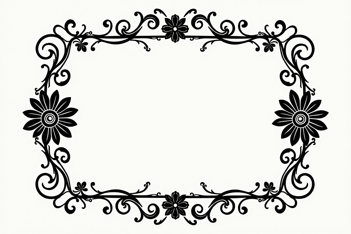 8 Lotus Floral Frame Bundle, an Illustration by Designs_River (Photo 8 of 9)