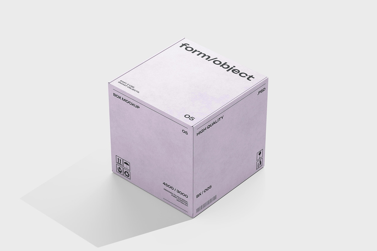 Cube Box Mockup, a Packaging Mockup by Design Squad