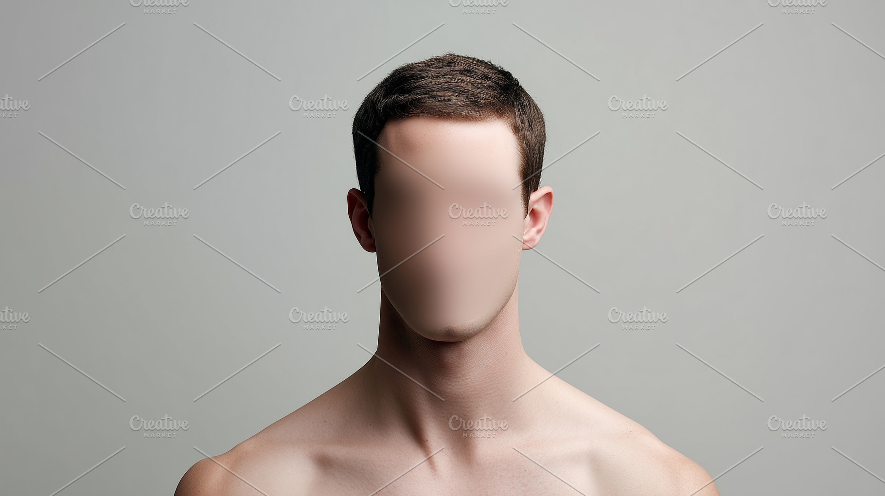 Minimalist conceptual portrait of, a Person Photo by MistyDay