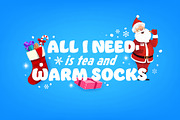 All I need is tea and warm socks, an Illustration by Vector Tradition (Thumbnail 3 of 3)