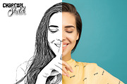 Charcoal Sketch Photoshop Action, an Action Add-On by KnightWipers (Thumbnail 5 of 5)