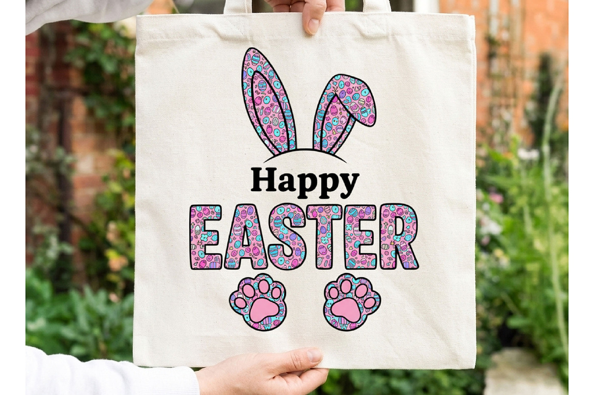 Happy Easter Bunny PNG, Preppy, an Illustration by Designking (Photo 5 of 6)