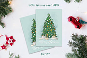 Christmas tree and gift boxes PNG, a Decorative Illustration by Blowballmay (Thumbnail 3 of 6)