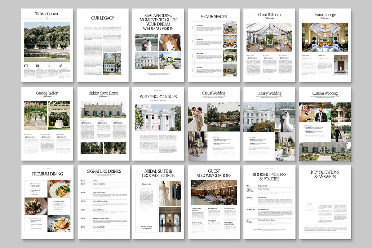 Digital Wedding Venue Brochure, a Brochure Template by BrandPacks (Photo 4 of 6)