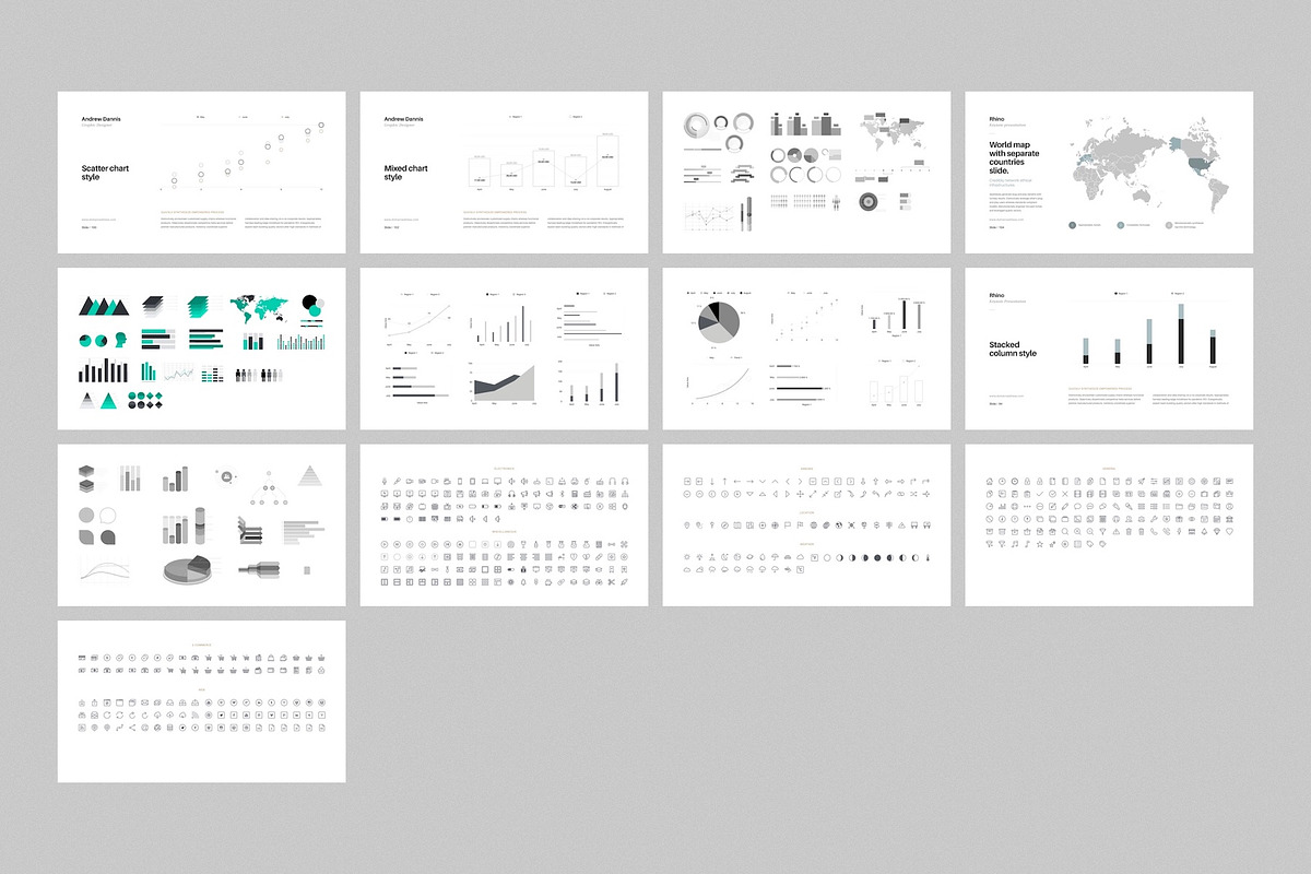 Rhino Keynote Presentation Template, a Presentation Template by Goashape Studio (Photo 9 of 9)
