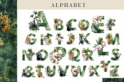 Tropical Jungle Watercolor Arts, an Object Graphic by Evgeniia (Thumbnail 8 of 12)