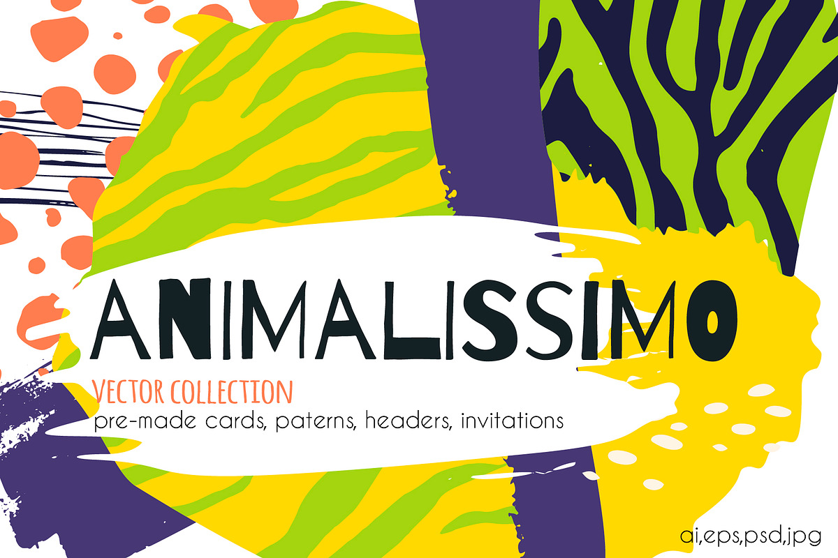 Animalissimo, a Pattern Graphic by Kate Art (Photo 1 of 22)