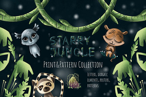 Starry Jungle Print&Pattern