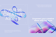 3D Glass Waves - 93 illustrations, an Object Graphic by assetpro.design (Thumbnail 11 of 15)