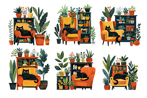 Sleeping cat cartoon illustration, an Object Illustration by Valerie Bodnar