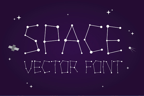 Outta Space Vector Font