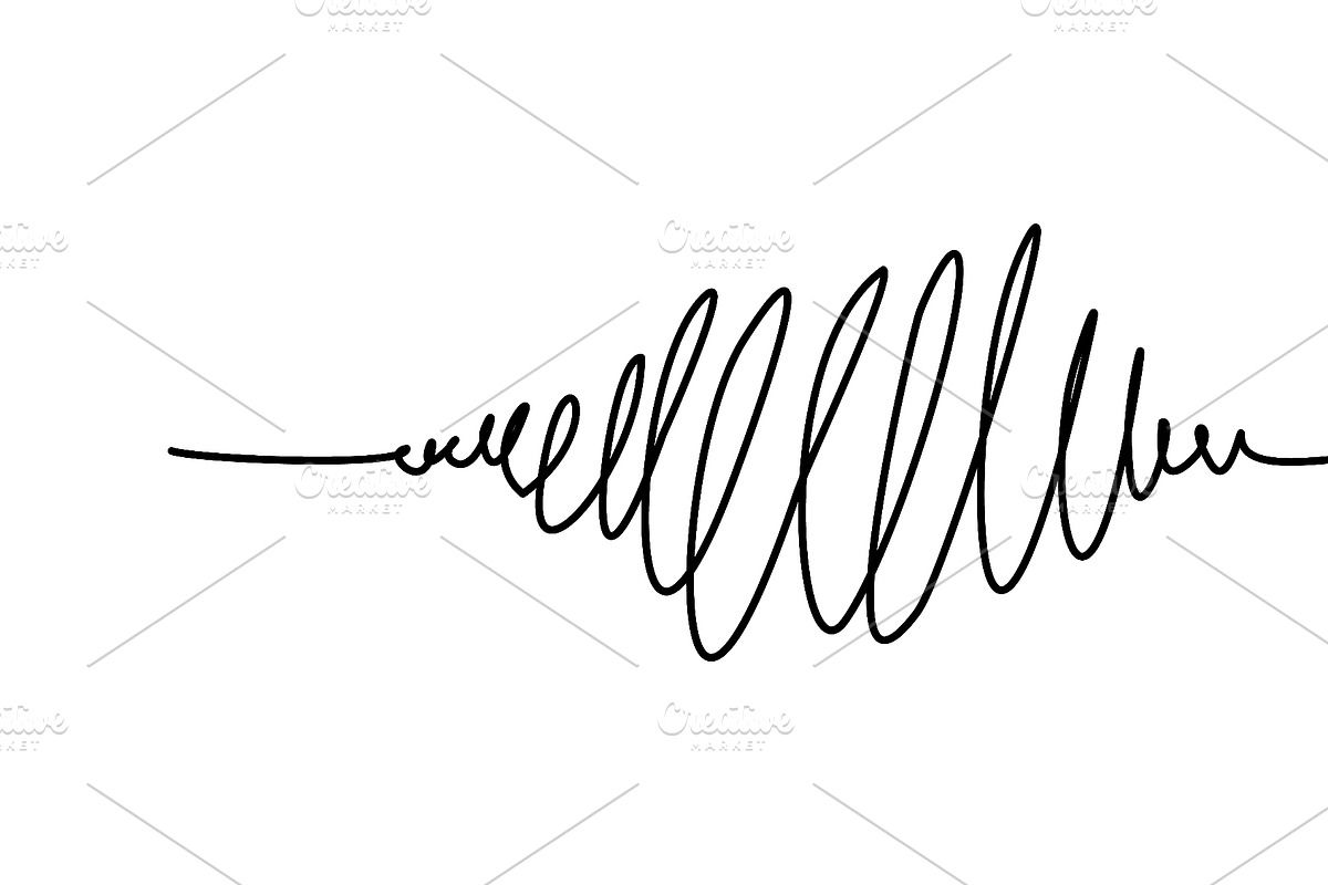 Messy scribble arrow line, an Object Illustration by Things for designers (Photo 3 of 3)