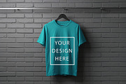 T-Shirt Mockup - Teal Edition, a Shirt Mockup by ForhadGFX (Thumbnail 10 of 12)